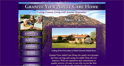 Desktop Screenshot of graniteviewadultcarehome.com